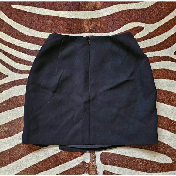 Vintage Bebe Silky Mini Skirt Slit Open Made In USA Womens Size 2 - Picture 1 of 5